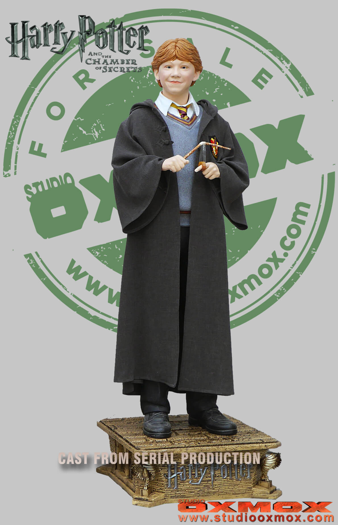 Ron, Harry Potter, Chamber of Secrets, life size statue