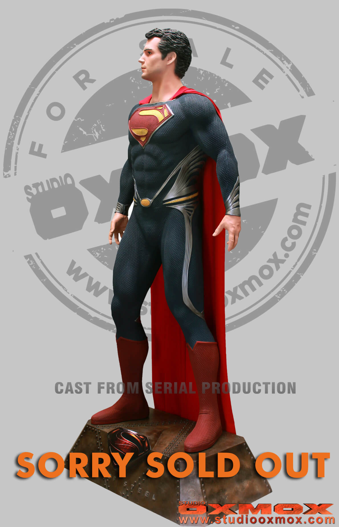 superman life size statue, Man of steel for sale