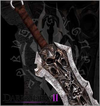 Darksiders II Sword, replica, Chaoseater, rare life size collectible