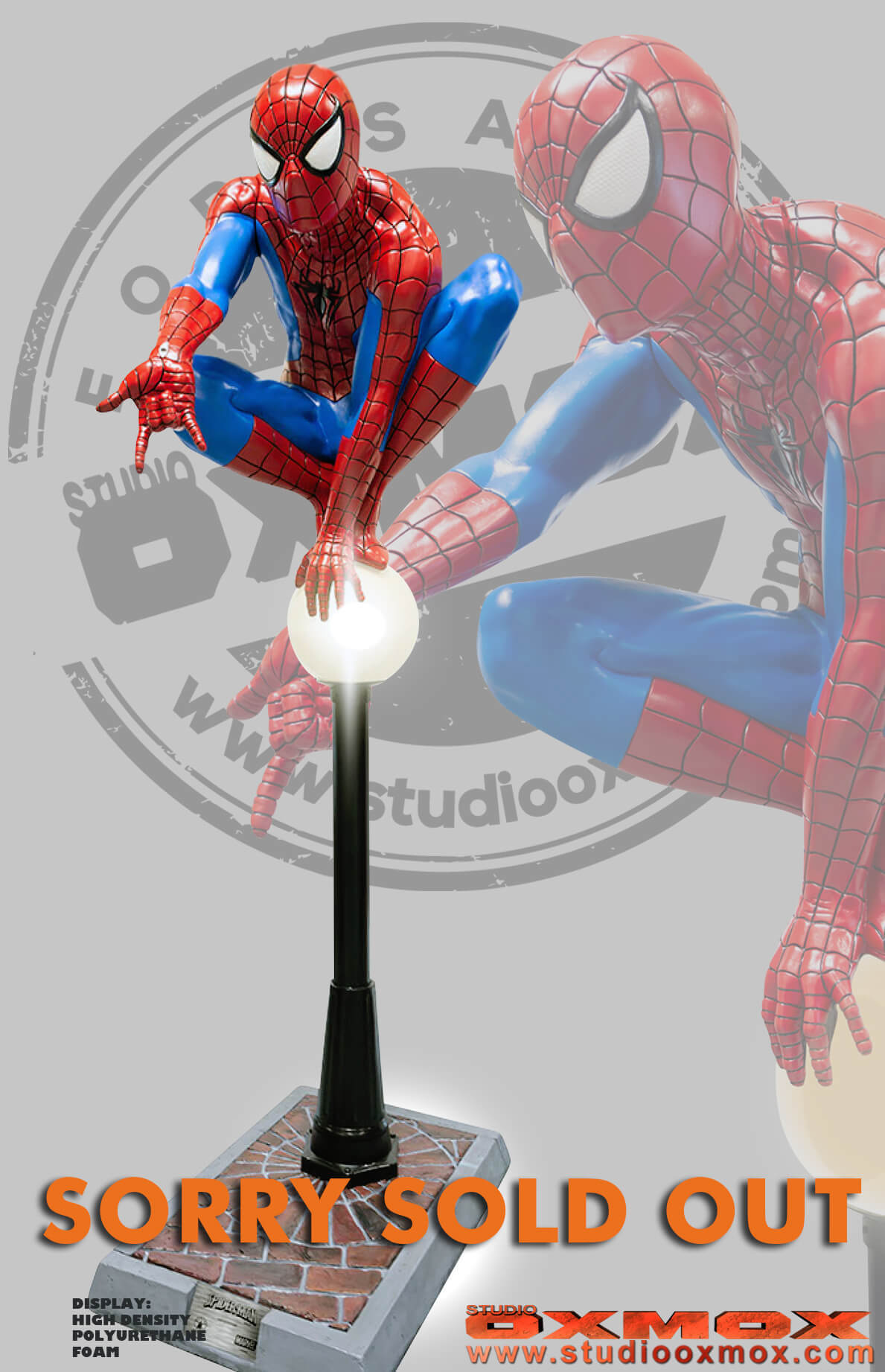 Spider Man, PU statue