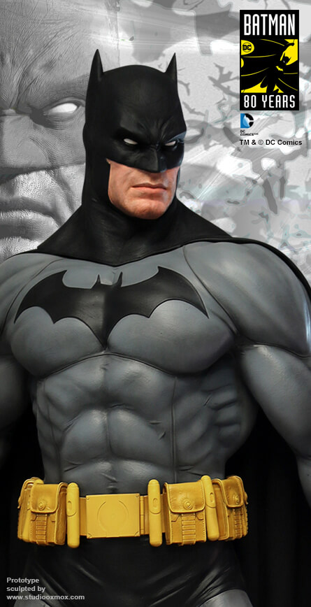 Batman Classic figurine, life size, for Batman's 80th Anniversary